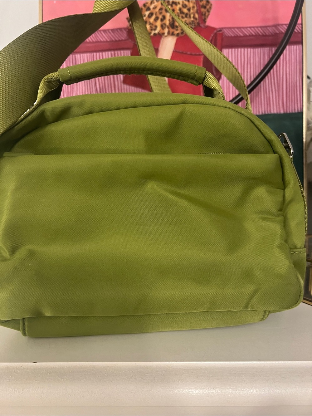 IHKWIP Olive Green Crossbody Shoulder Bag - Picture 6 of 12